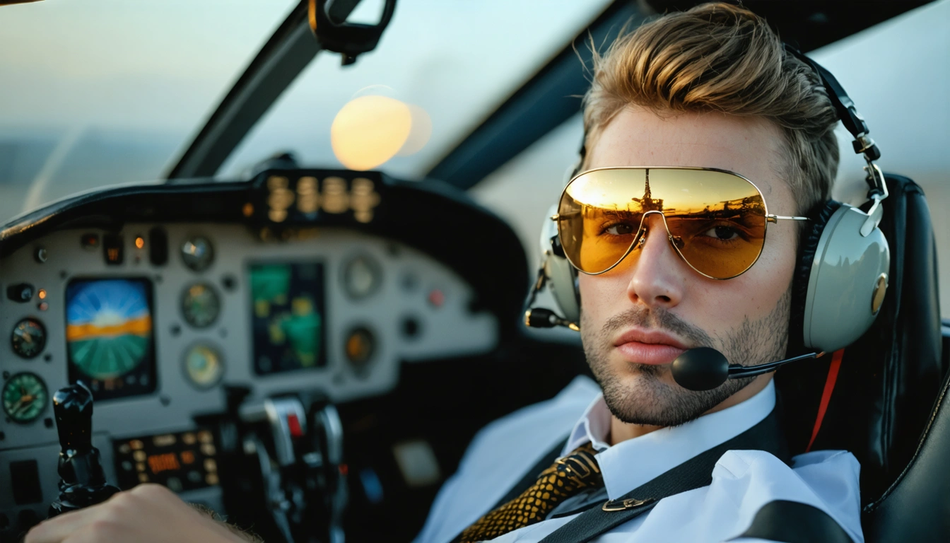 aviator Pin Up